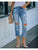 Fashion High Waist Ripped Women's Denim Jeans