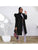 Casual Versatile Puff Shoulder Pure Color Women's Coats