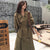 Ladies Solid Spring Long Coats