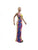 Casual Hollowed Out Printing Pink Sleeveless Long Dress