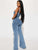 Sexy Sleeveless Denim Wide Leg Jumpsuits