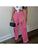 Women's Casual Hollowed Out Pure Color Pants