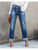 Women's Casual Denim Pure Color Jeans