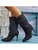 Western Cowboy Denim Pointed High Heel Boots