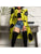 Sequin Dots Patchwork Loose Trench Coat