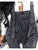 Pocket Patchwork Denim Wide Leg Overalls