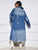 Distressed Gradient Color Patchwork Denim Coat