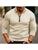 Solid Color Long Sleeve Zipper Sweatshirt