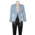 Double Button Denim Patchwork Jacket