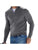 Patchwork Pullover Zipper Wool Men's Polo Shirt