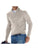 Patchwork Pullover Zipper Wool Men's Polo Shirt