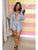 Patchwork Deep V Neck Blazers Fitted Shorts Sets