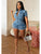 Denim Single Breasted High Rise Rompers