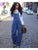 Denim Spaghetti Straps Multi Pocket Loose Jumpsuits