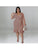 Solid Color Knitting High Rise Long Sleeves Dress