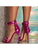 Metallic Pure Color Slim Heels