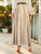 Belted Pleated Maxi Skirt