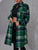 LUNE Plaid Flap Pocket Drop Shoulder Coat