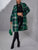 LUNE Plaid Flap Pocket Drop Shoulder Coat