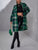 LUNE Plaid Flap Pocket Drop Shoulder Coat