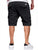 Manfinity Men Flap Pockets Drawstring Cargo Shorts