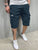 Manfinity Men Flap Pockets Drawstring Cargo Shorts