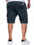 Manfinity Men Flap Pockets Drawstring Cargo Shorts