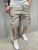 Manfinity Men Flap Pockets Drawstring Cargo Shorts