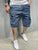 Manfinity Men Flap Pockets Drawstring Cargo Shorts