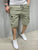 Manfinity Men Flap Pockets Drawstring Cargo Shorts