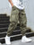 Manfinity EMRG Men Letter Graphic Flap Pocket Drawstring Waist Cargo Pants