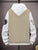 Manfinity Sporsity Men Letter Graphic Colorblock Varsity Jacket Without Hoodie