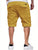 Manfinity Men Flap Pockets Drawstring Cargo Shorts