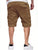 Manfinity Men Flap Pockets Drawstring Cargo Shorts