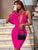 Women's Solid Color Irregular Shoulder Sexy Bodycon Dress