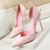 868-8 Latest Design Nightclub High Heel Side Hollow Out Sequin Heels For Ladies Pointed Toe Shiny Wedding Shoes