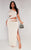 Shape Stone Slinky Cut Out Split Side Maxi Dress